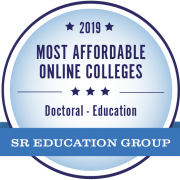 2019 Most Affordable College for Online Doctoral Education Program by SR Education Group