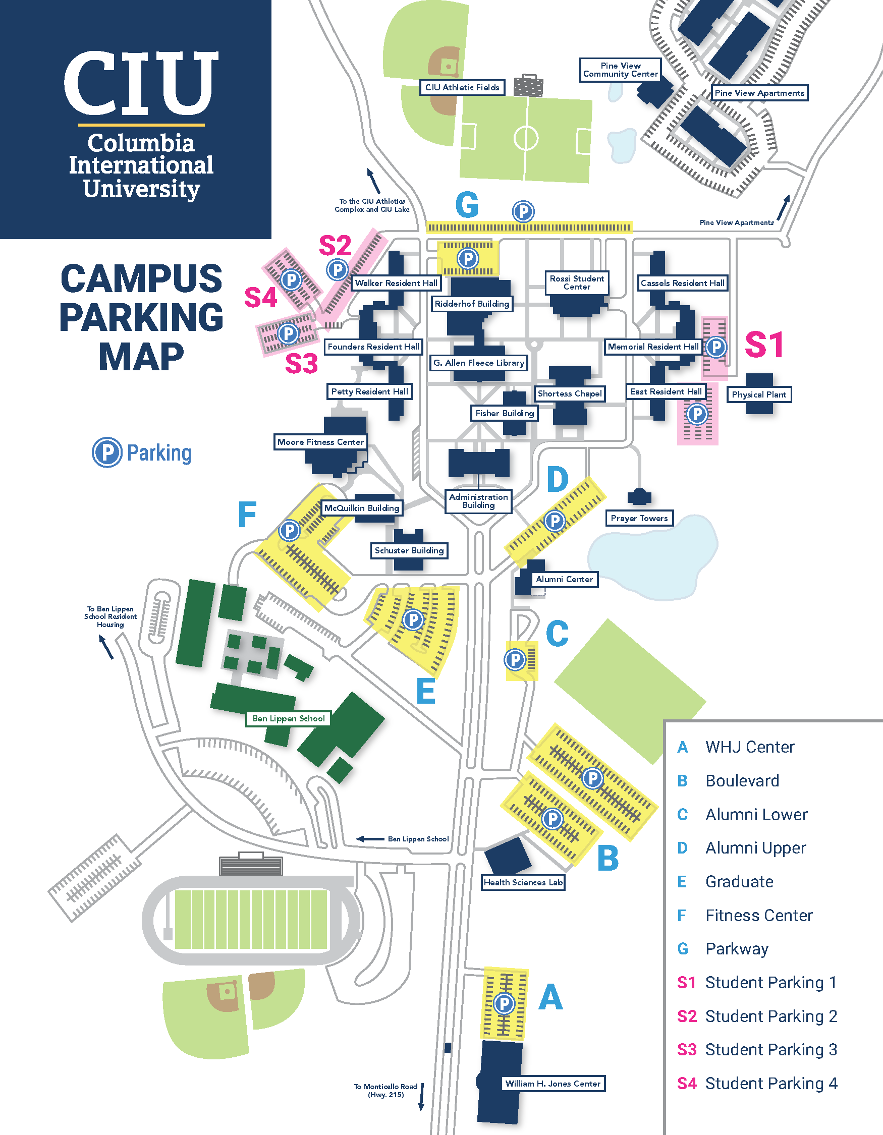 Maps & Directions  Columbia International University