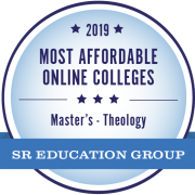 2019 Most Affordable College for Online Master's in Theological Studies by SR Education Group