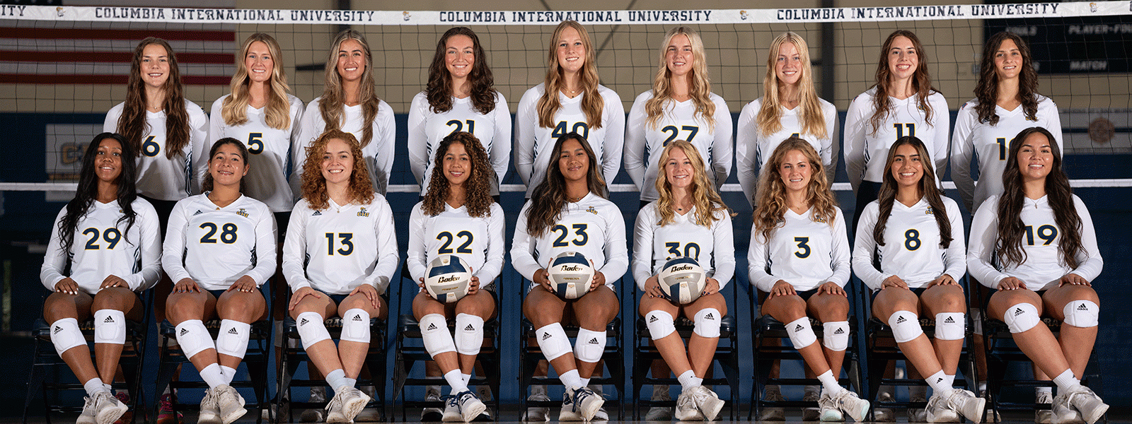 The CIU Rams Volleyball Team (Photo by Noah Allard) 