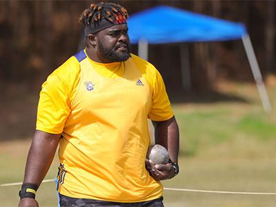 Deandre Leith finished second in the discus throw and narrowly missed the NAIA finals in the shot put.