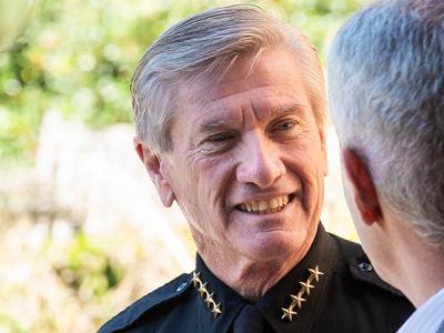 Richland County Sheriff Leon Lott: “When I ask them why they want to become a cop, they say, ‘that’s my ministry.'" (Photo by Noah Allard)