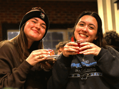 Doughnuts and drinks enjoyed at Rebash (Photo by Jonathan McGaHa, CIU student photographer)