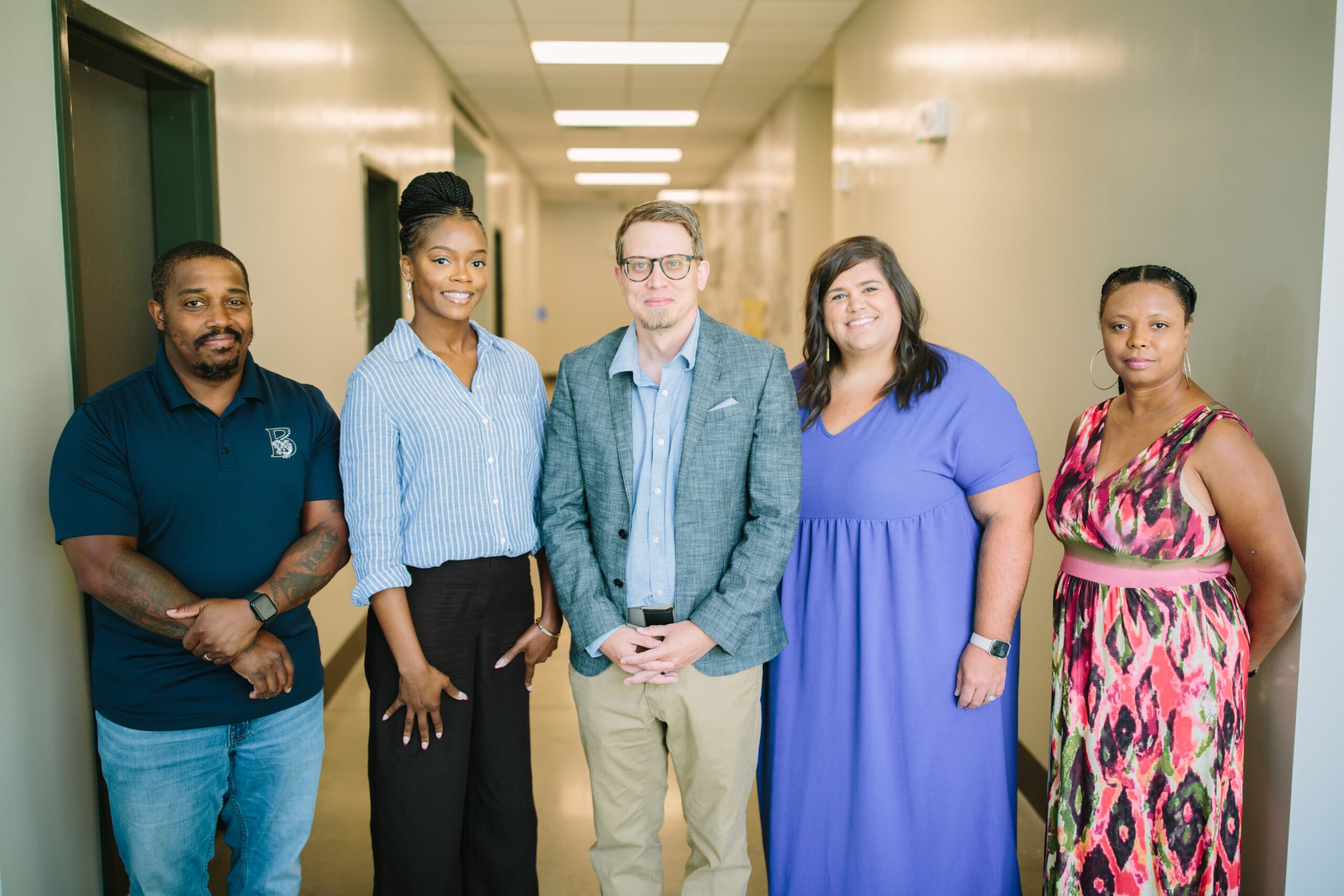 Master of Education interns from Columbia International University gather during their school leadership internship, marking CIU’s first cohort of state-certified Educational Leadership interns.