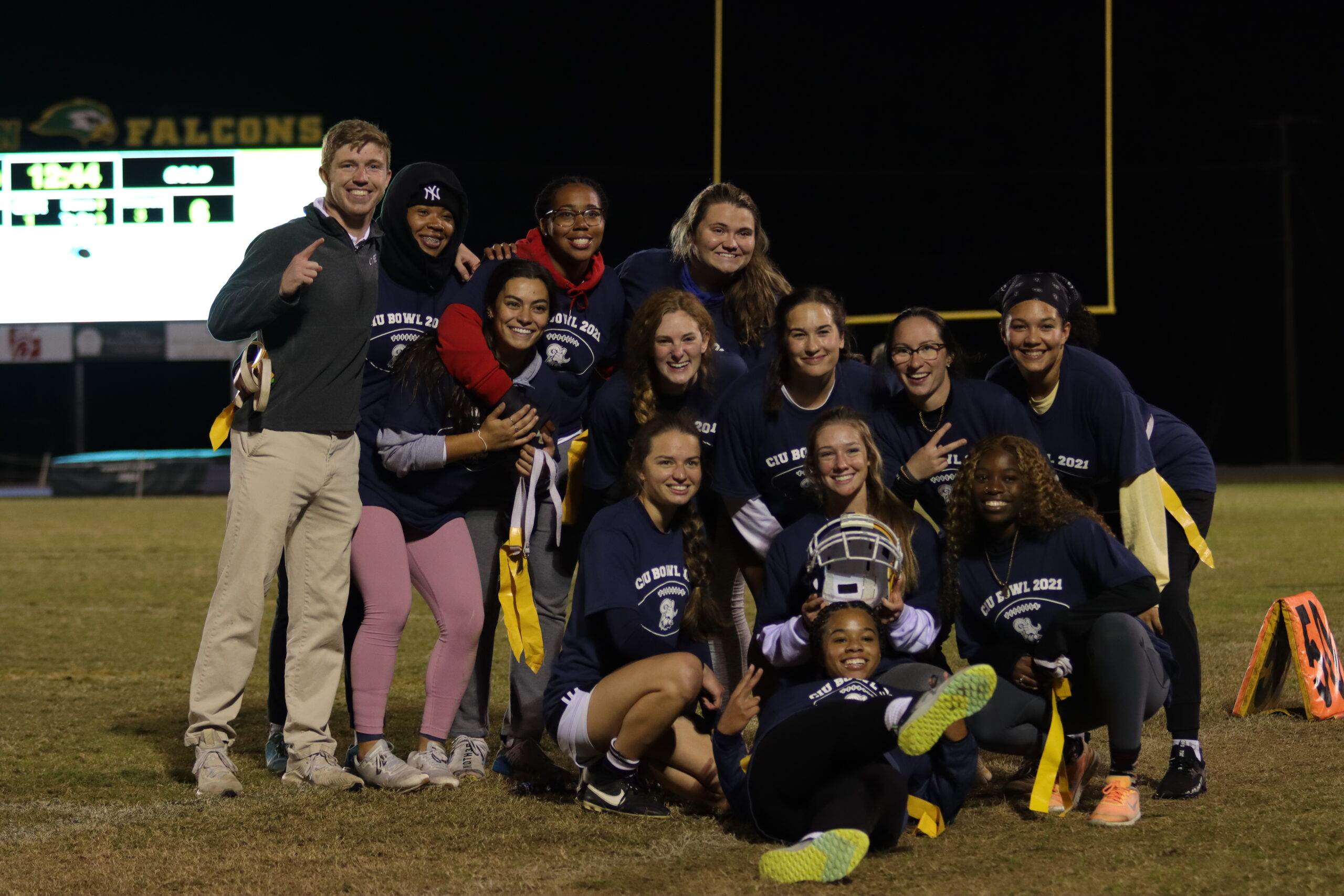 Students at the CIU Bowl during homecoming