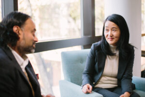 CIU counseling student with faculty