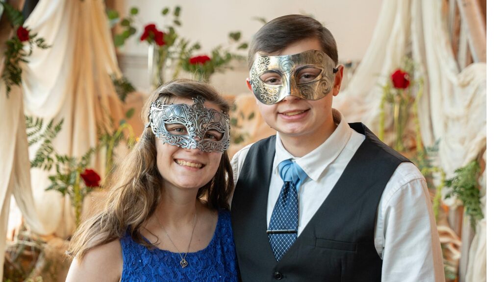 Masquerade was the theme for the Junior/Senior Formal