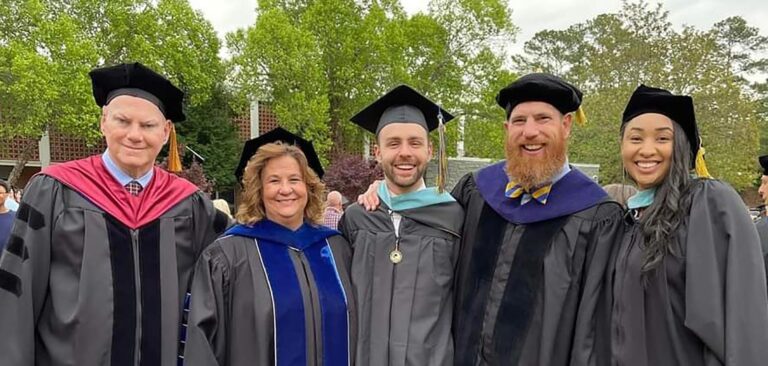 Larry Wagner with colleagues