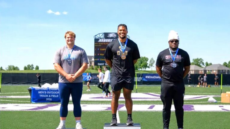 Cameron Montgomery on the Frist Place Podium.