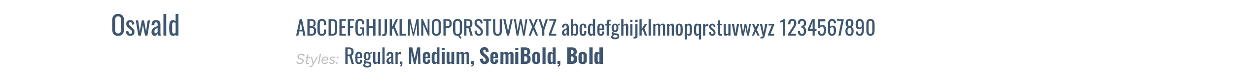 Oswald Font