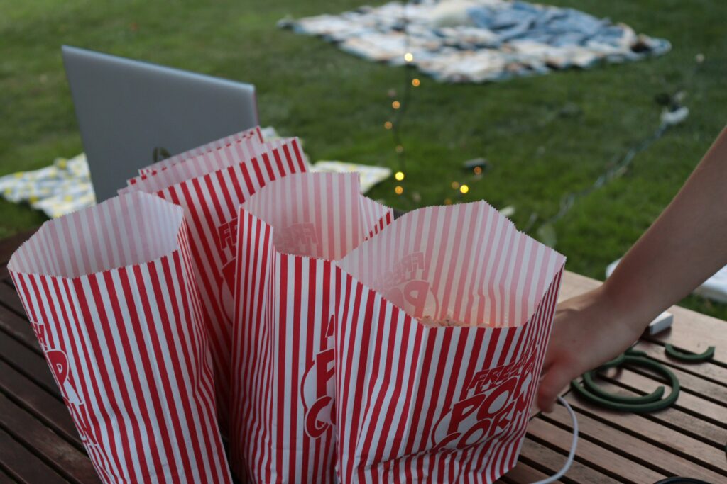 Outdoor Movie Night - Popcorn
