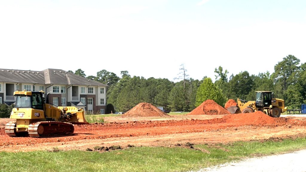 Work begins on expansion of Pine View Apartments.